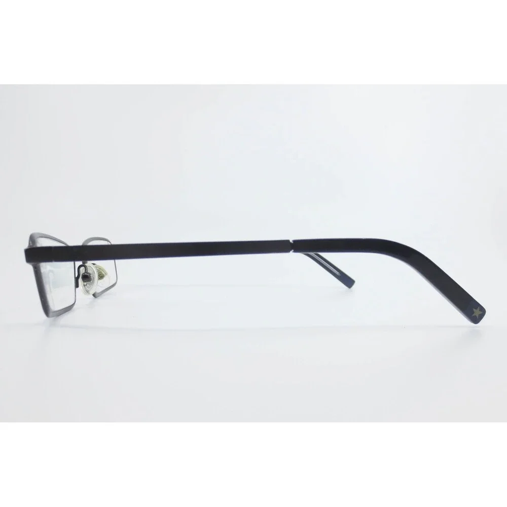 Converse Backlot Charcoal Eyeglasses Frames Rectangular Matte Gray Blue 135mm